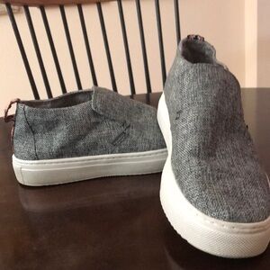 Womens Heydude slip ons linen size 10